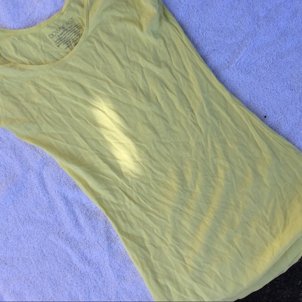 Yellow DOWNEAST tee